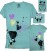 Pucca "Love Is..." Sea Blue Junior T-Shirt (1)