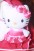 Hello Kitty Satin Dress Plush Backpack (1)