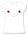Madoka Magica Kyubey Face Junior T-Shirt (1)