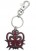 Madoka Magica Rose Garden Witch's Kiss Symbol Metal Keychain (1)