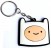 Adventure Time Finn Head Rubber Keychain (1)