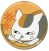 Natsume's Book Of Friends Nyanko With Spoon 1.25" Button (1)