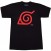 Naruto Leaf Symbol Black T-Shirt (1)