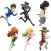Lupin Figure The Third World Collectable Figure WCF (Set/6) (1)