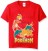 Pokemon Charmander Evolution Youth T-Shirt Red (1)