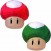 Super Mario - Big Plush Super 1up Mushroom Set/2 (1)