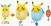 Banpresto Pokemon Pikachu in Vaporeon and Flareon 24cm (set of 2) (2)
