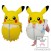 Banpreso Pokemon Pikachu in Jolteon and Sylveon Sleeping Bags 24cm (Set of 2) (1)