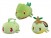 Banpresto Pokemon Plush Treecko, Chikorita, and Turtwig 12cm (set/3) (1)