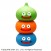 Dragon Quest Soft Vinyl 3 Tiered Slime Tower 25cm (1)