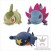 Pokemon Plush 12cm  Axew & Hydreigon & Garchomp (Set of 3) (1)