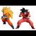 Dragon Ball Super Kaioken & Super Saiyan 3 Goku 14cm figures (set/2) (1)