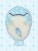 San-X Jinbei Whale & Lost Baby Whale Mascot Keychain 9cm Plush (set/4) (4)