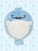 San-X Jinbei Whale & Lost Baby Whale Mascot Keychain 9cm Plush (set/4) (5)