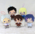 Sanrio Men Cute Deformed Mascot 16cm Keychain Plush (set/5) (1)