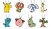 Pokemon Rubber Mascot Series 6 Capsule Toy (Bag of 40) (1)
