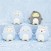 Sumikko Gurashi Polar Bear Friends 10cm Plush (set/5) (1)