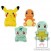 Pokemon Sun & Moon Pikachu, Squirtle, Charmander, & Bulbusaur 14cm Plush (set/4) (1)