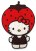 Hello Kitty - Hello Kitty 13 Patch - Strawberry (1)