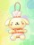 Sanrio Characters - Gingham Cafeteria 8cm Keychain Plush - Pompompurin (1)