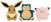 Pokemon Sun and Moon "Take Me With You Series" 14cm Plush - Eevee, Snorlax, Clefairy (set/3) (1)