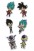 Dragon Ball Z - SD Resurrection F Puffy Sticker Set (1)