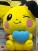 Pokemon Sun & Moon MOGUMOGU time Stuffed Plush 23cm (Pichu) (2)