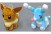 Pokemon Sun & Moon Soft Stuffed Plush 23cm - Eevee and Brionne (set/2) (2)