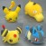 Pokemon Kororin Friends 9cm Plush - Pikachu, Psyduck, Ampharos and Lucario (set/4) (2)
