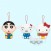 Sanrio Hello Kitty x Crayon Shin-chan 9cm Stuffed Plush Mascot  (set/3) (1)