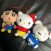 Sanrio Hello Kitty x Crayon Shin-chan 9cm Stuffed Plush Mascot  (set/3) (2)