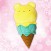 Cardcaptor Sakura Ice Cream Kero-Chan Big 25cm Plush (1)