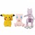 Pokemon Mewtwo Strikes Back Evolution Movie Ver. 12cm Stuffed Plush - Pikachu, Mew and Mewtwo (set/3) (1)