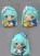 Hatsune Miku - Summer Image Plush Doll Stuffed Toy Mascot 11cm (set/3) (2)