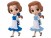 Disney Characters Q Posket - Belle Country Style Figure (set/2) 14cm (1)