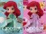 Disney Characters Q Posket - The Little Mermaid Ariel Princess Dress 14cm Figure (set/2) (2)