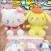 Sanrio Characters Cotton Candy - Hello Kitty Pompompurin - Special 29cm Large Plush - Yurukawa Design (Set of 2) (4)