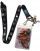 One Piece Pirate Flags Lanyard with ID Badge Holder and Straw Hat Charm (1)