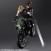 Final Fantasy VII Jessie Cloud & Motorcycle Play Arts Action Figure (2)