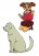 Azumanga Daioh Chiyo & Dog Pin Set (1)