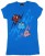 Pac Man Ghost Faded Blue Girl Fitted T-shirt (1)