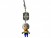 Kingdom Hearts Avatar Mascot Phone Strap - Riku (1)