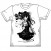 Da Capo II Otome Asakura T-shirt (White/Black ver.) (1)