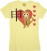 Fruits Basket Heart Monkey Juniors Yellow T-shirt (1)