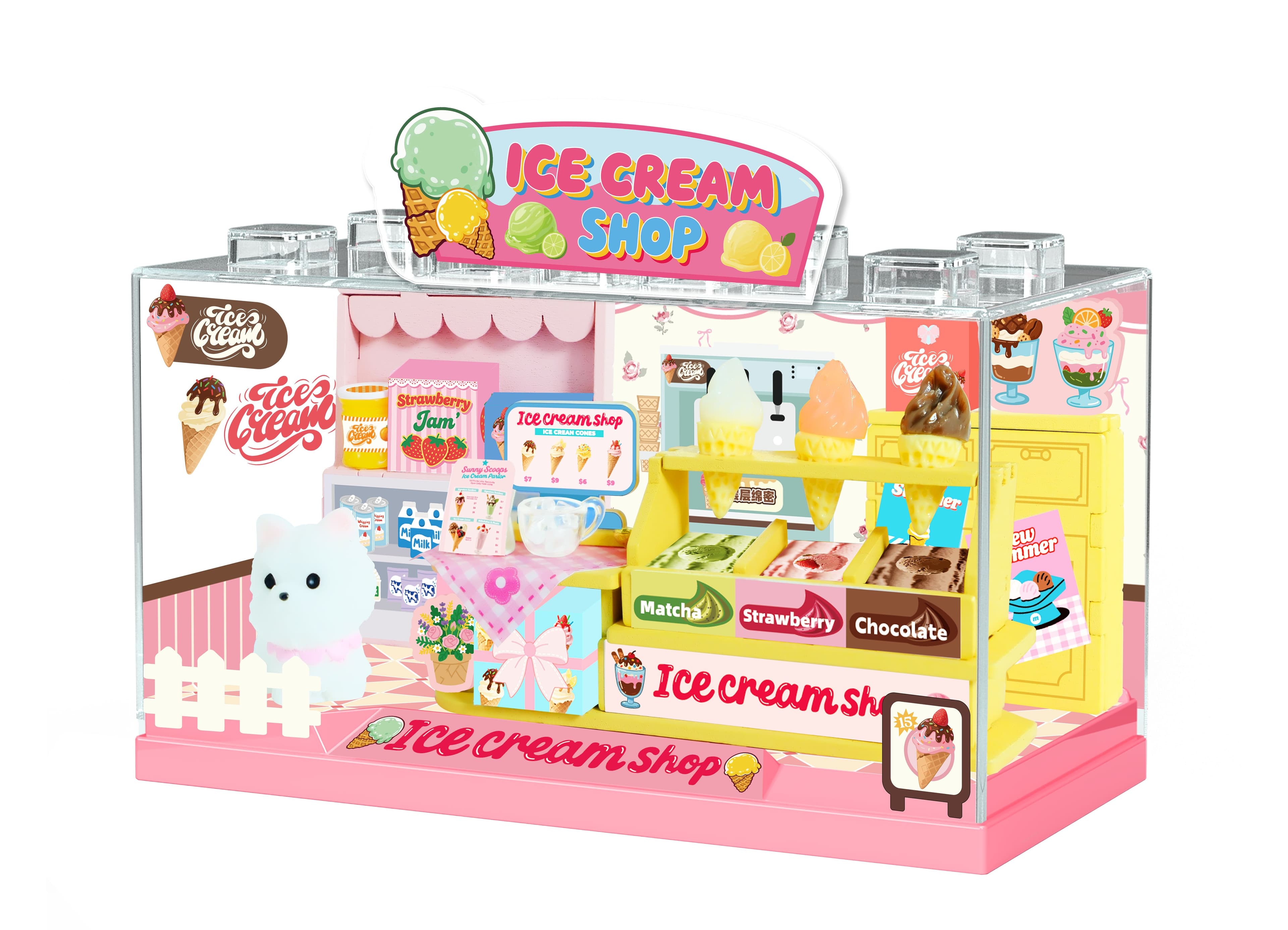 Diorama Box L-Flower Room