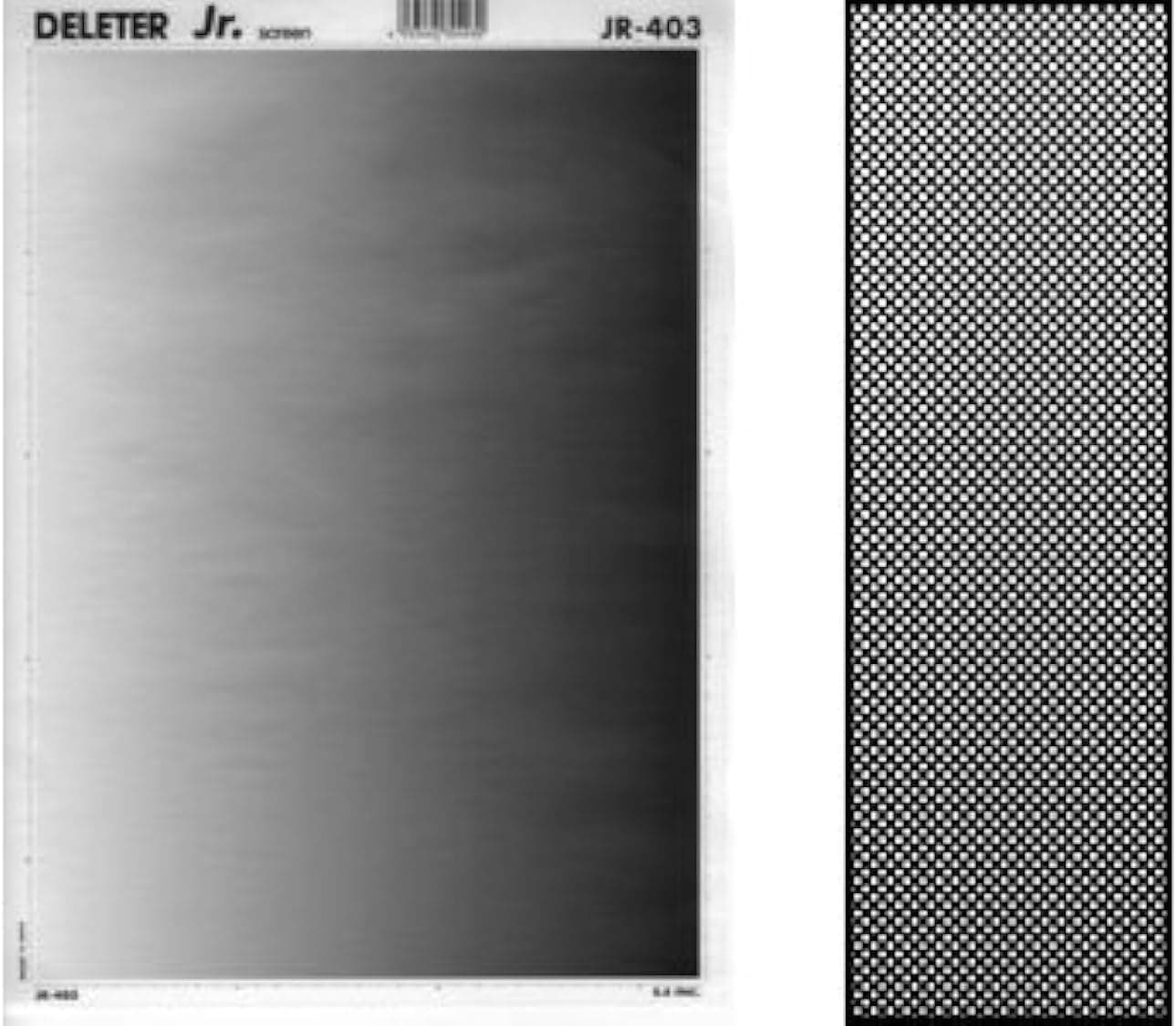 Deleter Screen Tone Jr JR-403 [ Halftone Gradation Pattern 60L/5%-90% ] [Sheet Size 182x253mm (7.16"x9.96")]