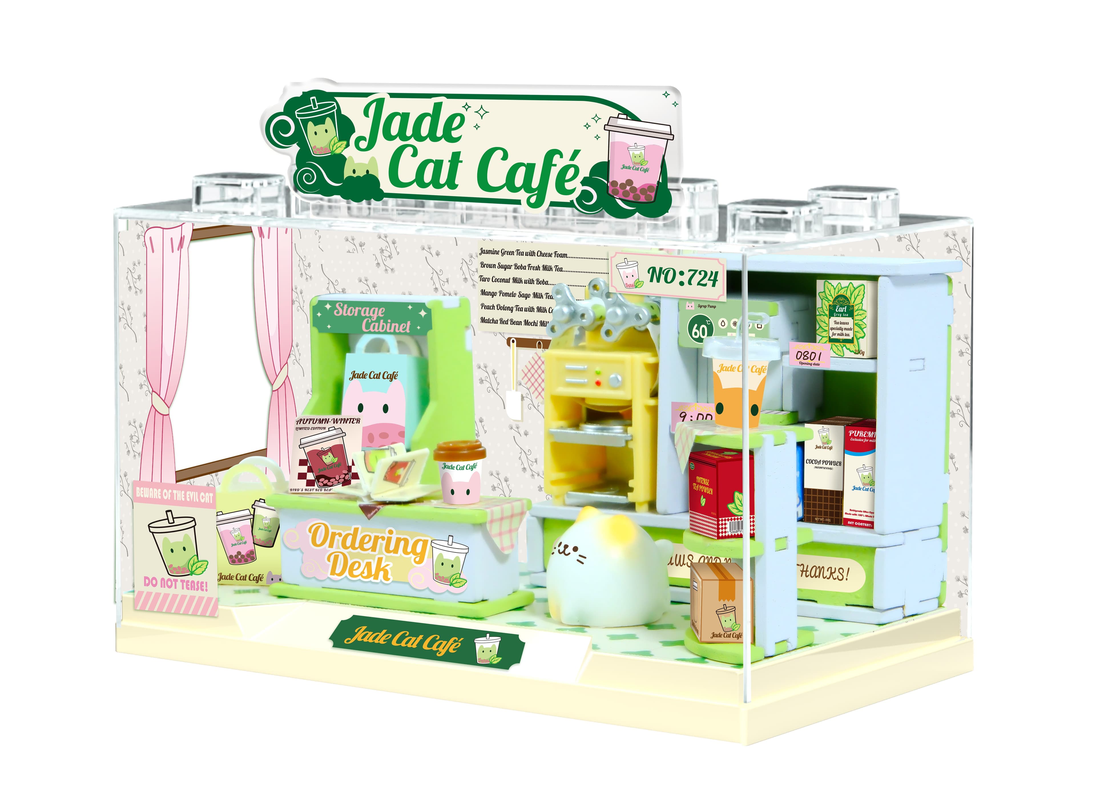 Diorama Box L-Milk Tea Shop