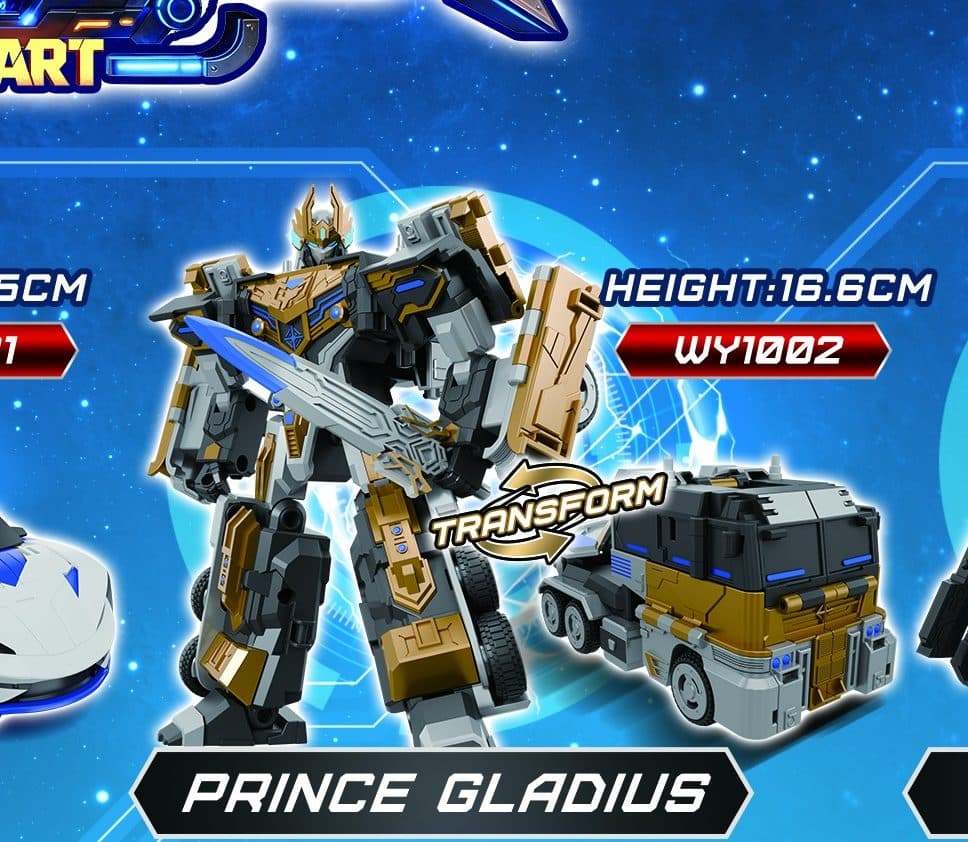 Mechasia Prince Glaudius Transformers Action Figure