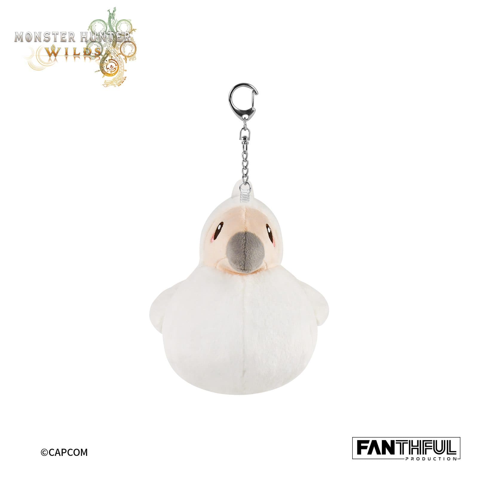 Monster Hunter Wilds Plush Keychain — Seikret Chick