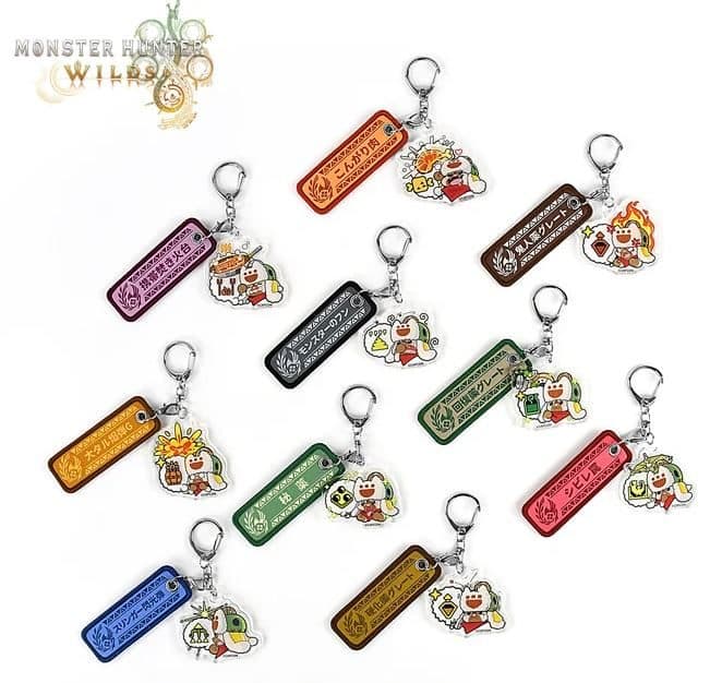 Monster Hunter Wilds Acrylic Keychain（blind box）PDQ/10